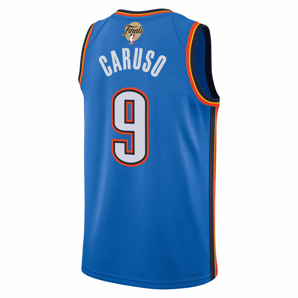 Alex Caruso Oklahoma City Thunder Unisex 2025 NBA Finals Swingman Jersey Icon Edition Blue | Nike US