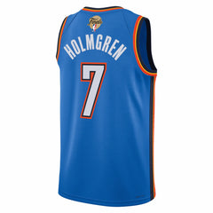 Chet Holmgren Oklahoma City Thunder Unisex 2025 NBA Finals Swingman Jersey Icon Edition Blue | Nike