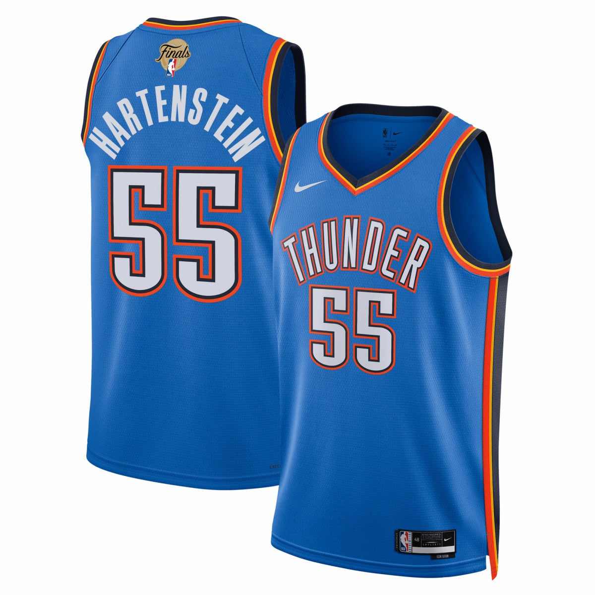 Isaiah Hartenstein Oklahoma City Thunder Unisex 2025 NBA Finals Swingman Jersey Icon Edition Blue | Nike outlet