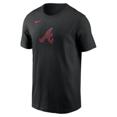 Atlanta Braves Nike Color Pop T-Shirt - Black - Nike Lifestyle