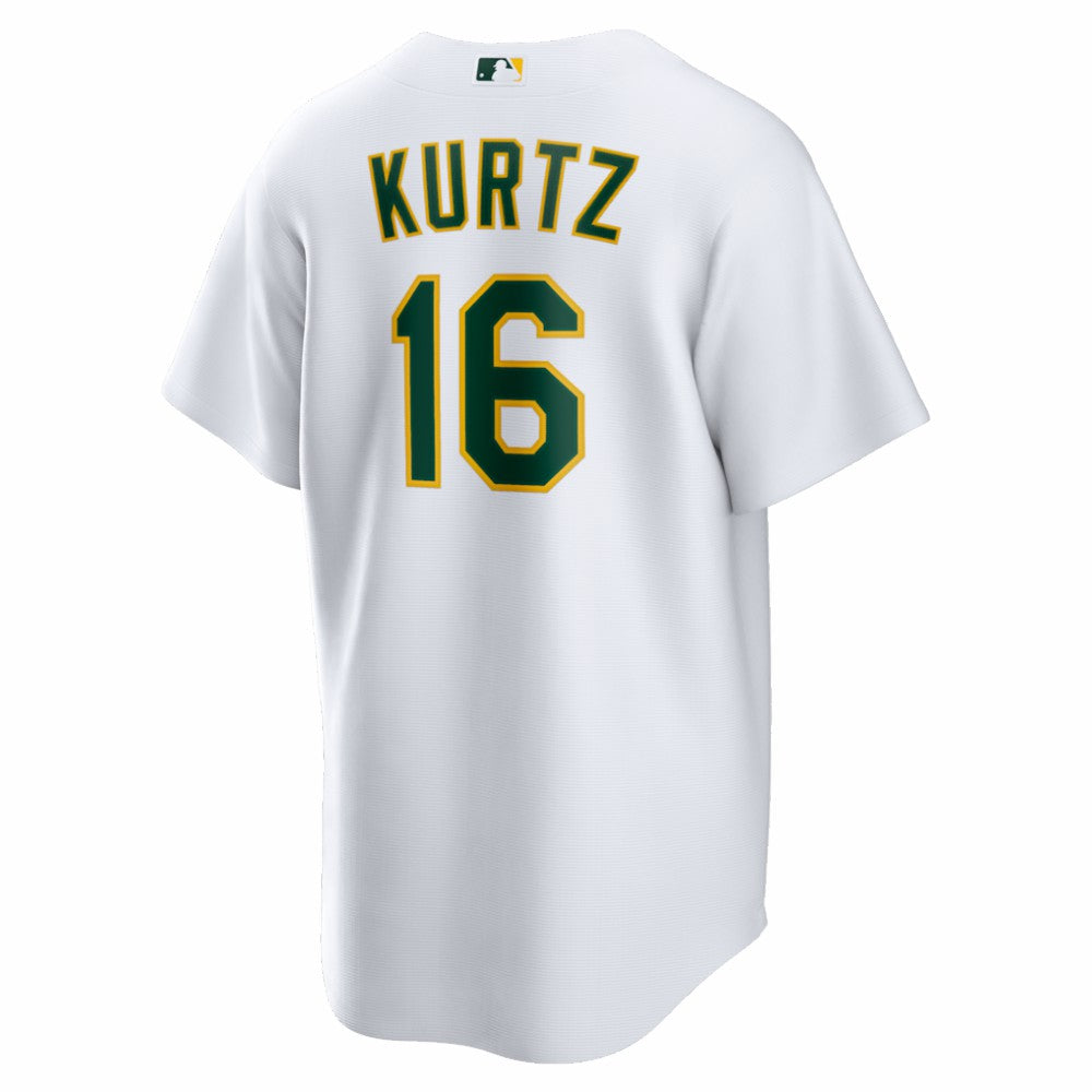 Nick Kurtz Athletics Nike Home Replica Player Jersey - White - Nike Sale