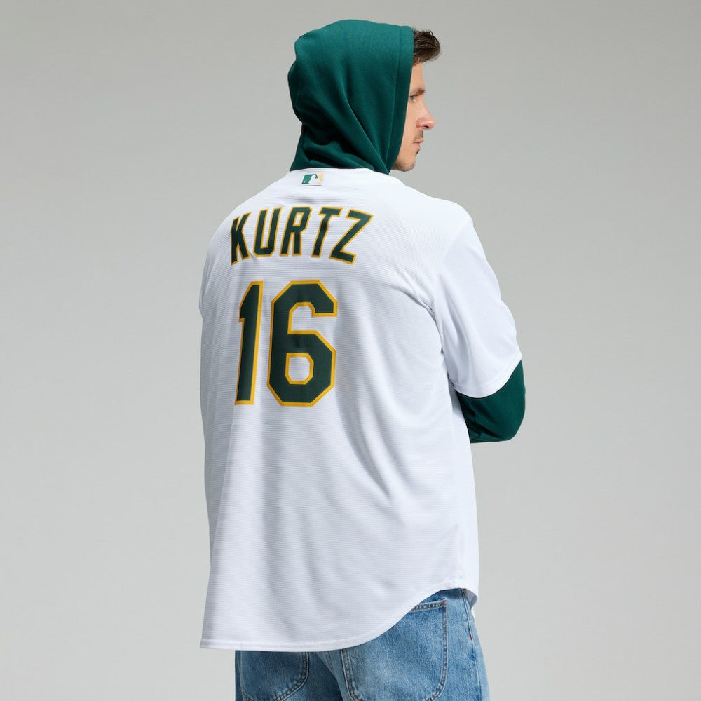Nick Kurtz Athletics Nike Home Replica Player Jersey - White - Nike Sale