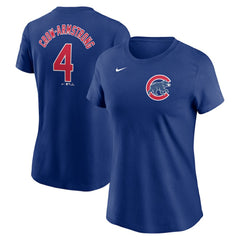 Pete Crow-Armstrong Chicago Cubs Nike Women's Cooperstown Collection Fuse Name & Number T-Shirt - Royal - Nike Lifestyle
