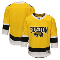 Boston Bruins Outerstuff Youth 2026 Stadium Series Premier Jersey - Gold - NHL 203167775