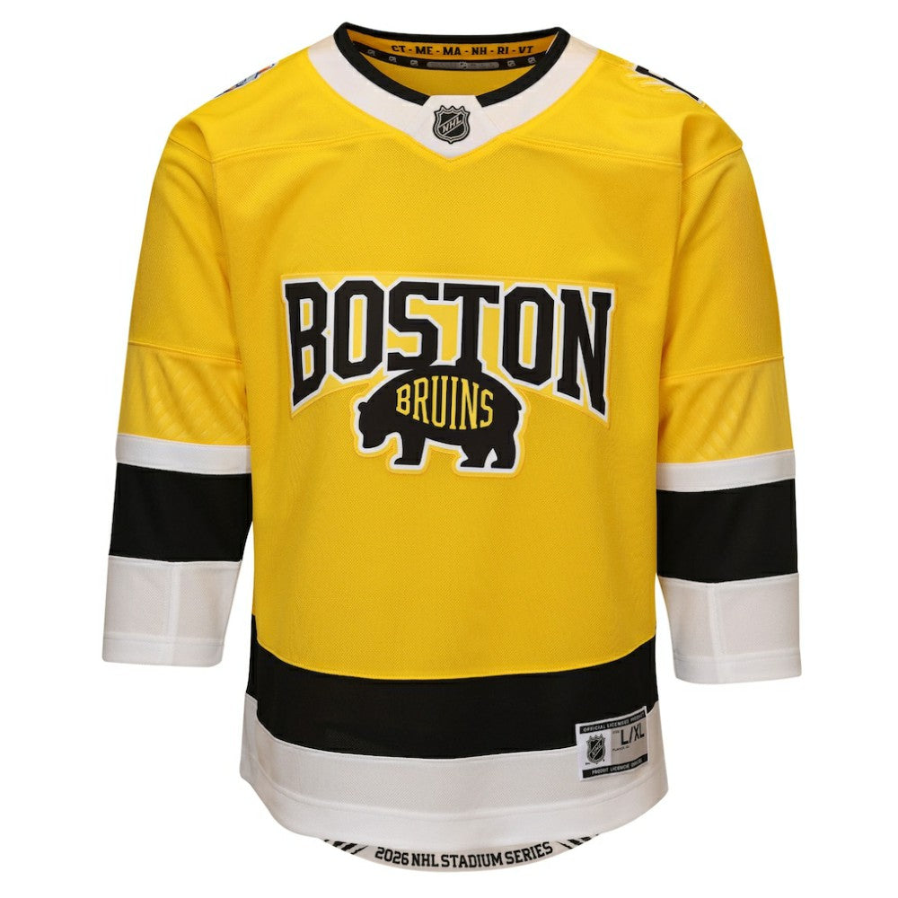 Boston Bruins Outerstuff Youth 2026 Stadium Series Premier Jersey - Gold - NHL 203167775