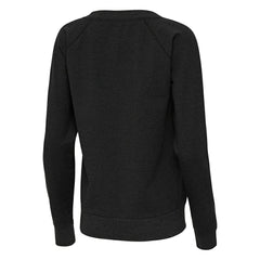 Atlanta Falcons Antigua Women's Varsity Tri-Blend V-Neck Long Sleeve T-Shirt Heather Black