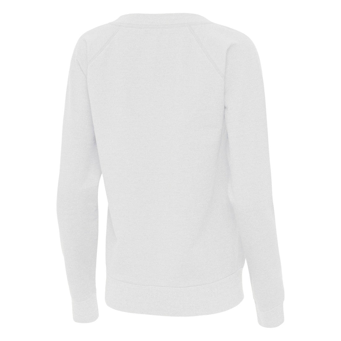 Detroit Lions Antigua Women's Varsity Tri-Blend V-Neck Long Sleeve T-Shirt Heather Gray
