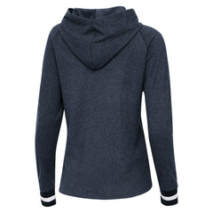 Dallas Cowboys Antigua Women's Trek Raglan Pullover Hoodie Heather Navy