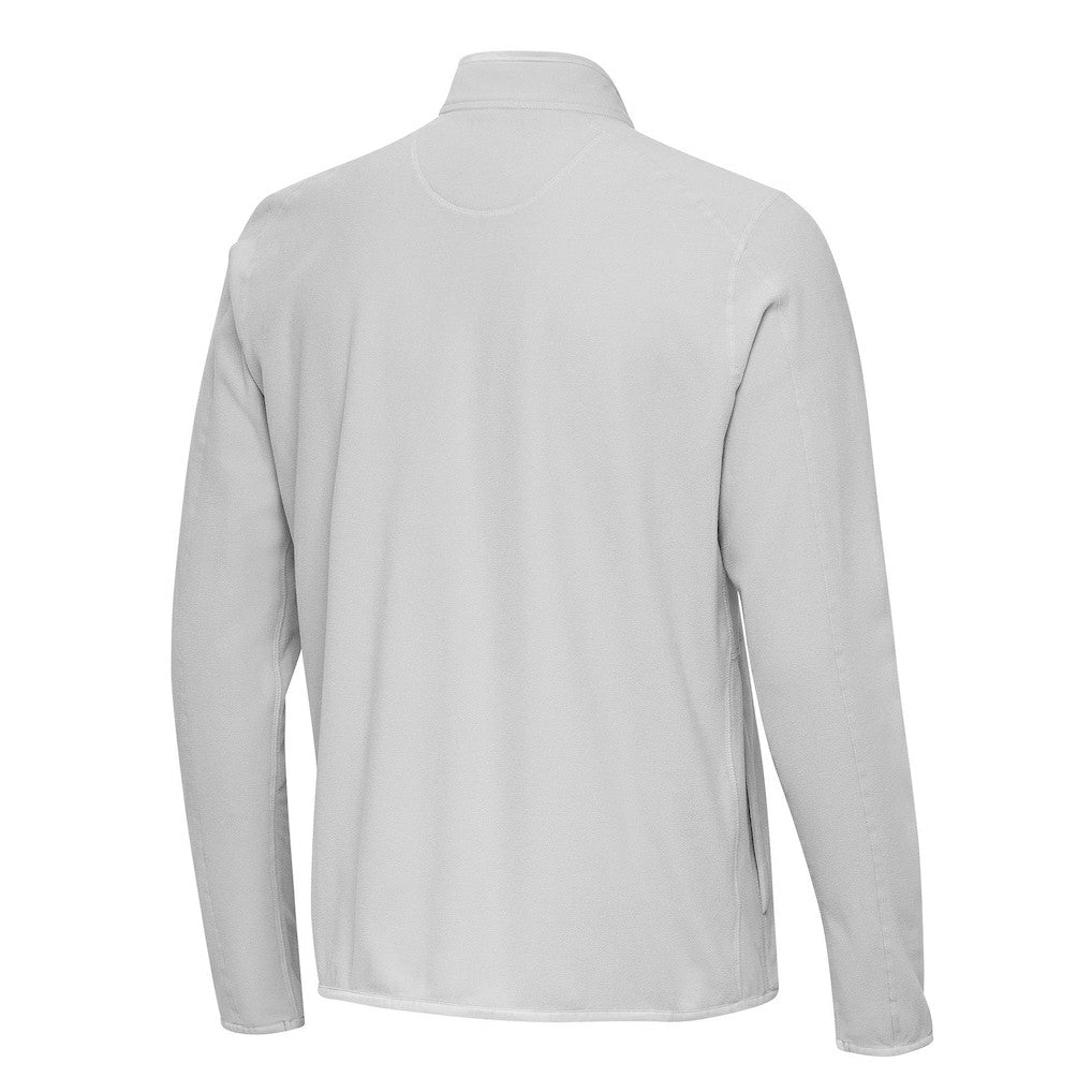 New York Giants Antigua Step Up Quarter-Zip Pullover Gray