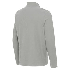 Los Angeles Chargers Antigua Sync Tri-Blend Quarter-Zip Pullover Heather Gray