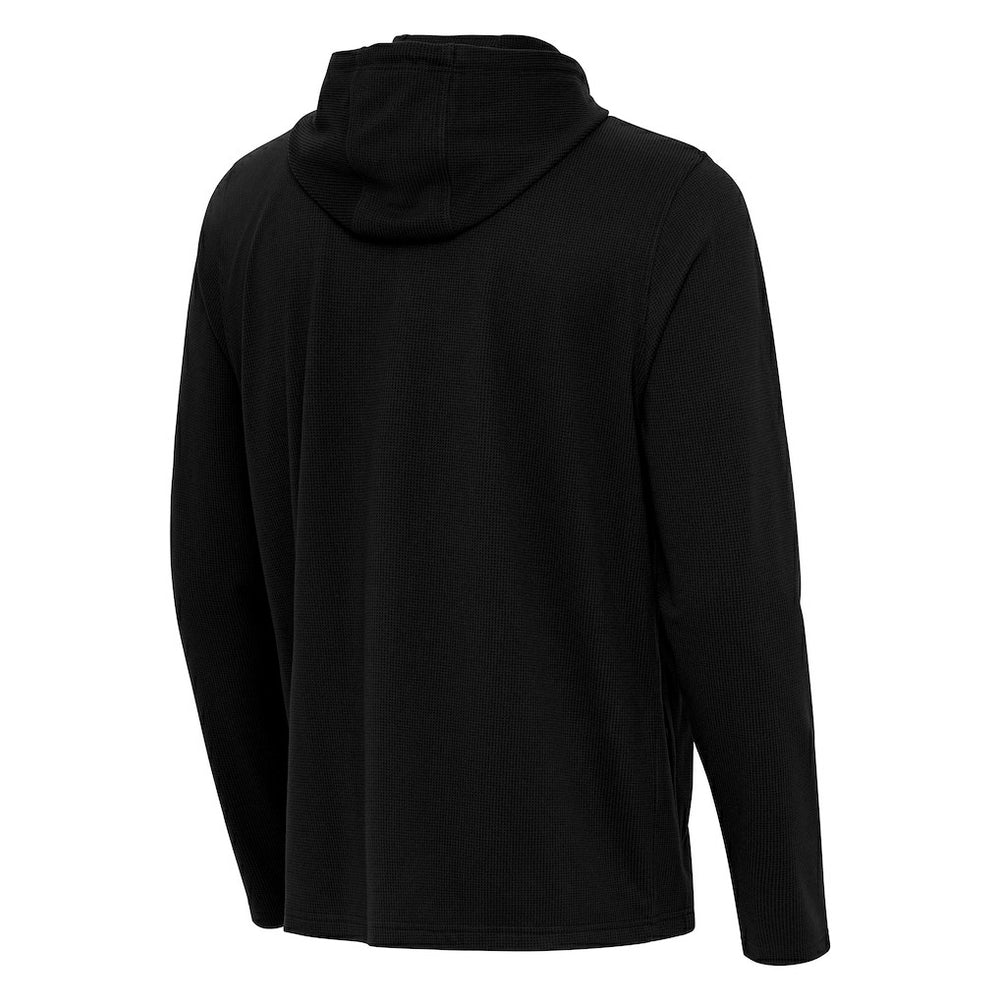 Jacksonville Jaguars Antigua Connected Quarter-Zip Pullover Hoodie Black