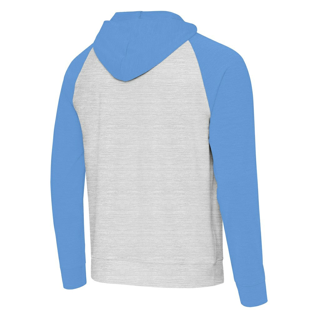 Los Angeles Chargers Antigua Urgent Pullover Hoodie Powder Blue/Gray