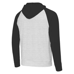 Pittsburgh Steelers Antigua Urgent Pullover Hoodie Black/Heather Gray