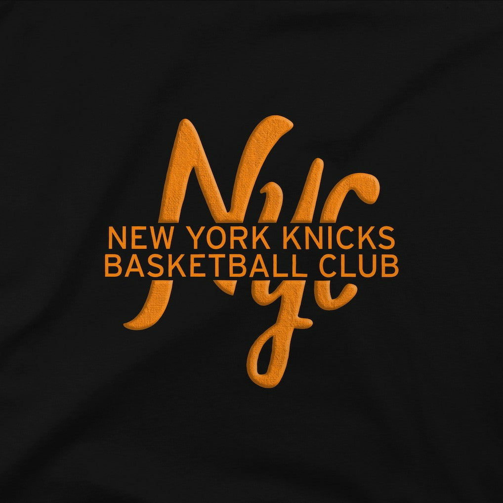 New York Knicks Stadium Essentials Unisex Oversized Forever NYC T-Shirt Black