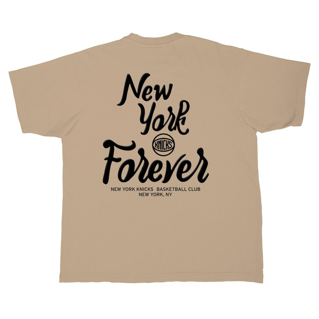 New York Knicks Stadium Essentials Oversized Forever T-Shirt Tan