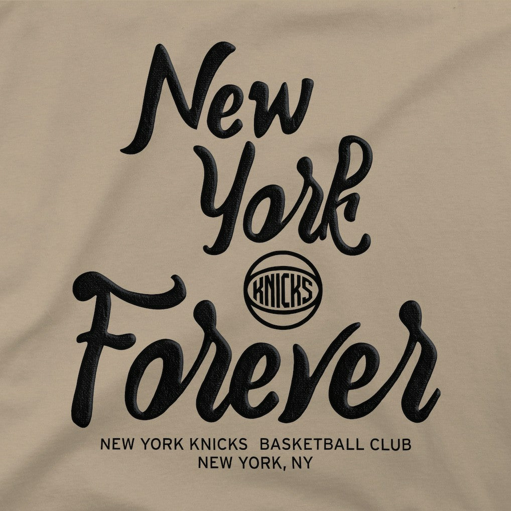 New York Knicks Stadium Essentials Oversized Forever T-Shirt Tan