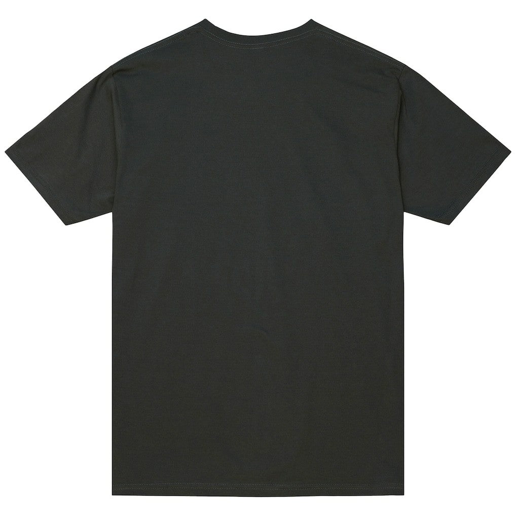 New York Knicks Unisex Hardwood Classics MVP Logo T-Shirt Heather Charcoal | Mitchell & Ness Lifestyle