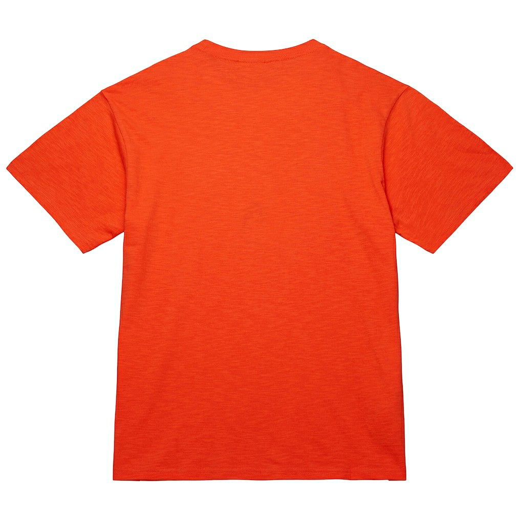 New York Knicks Unisex Hardwood Classics MVP Logo T-Shirt Orange | Mitchell & Ness discount