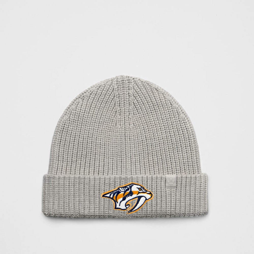 Nashville Predators lululemon Unisex Close-Fit Wool-Blend Ribbed Beanie - Heathered Gull Grey - NHL 203169732