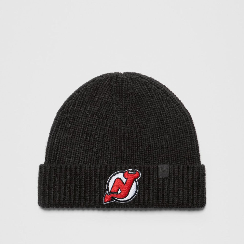 New Jersey Devils lululemon Unisex Close-Fit Wool-Blend Ribbed Beanie - Black - NHL 203169733