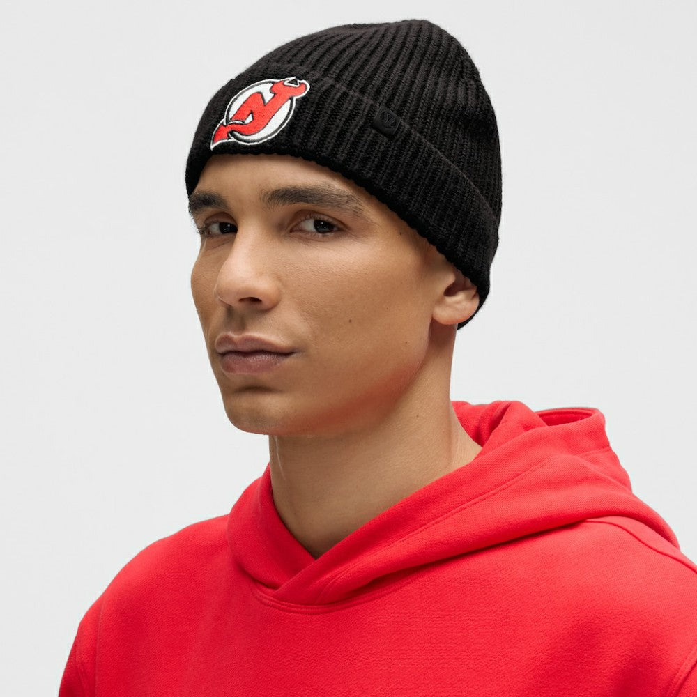 New Jersey Devils lululemon Unisex Close-Fit Wool-Blend Ribbed Beanie - Black - NHL 203169733