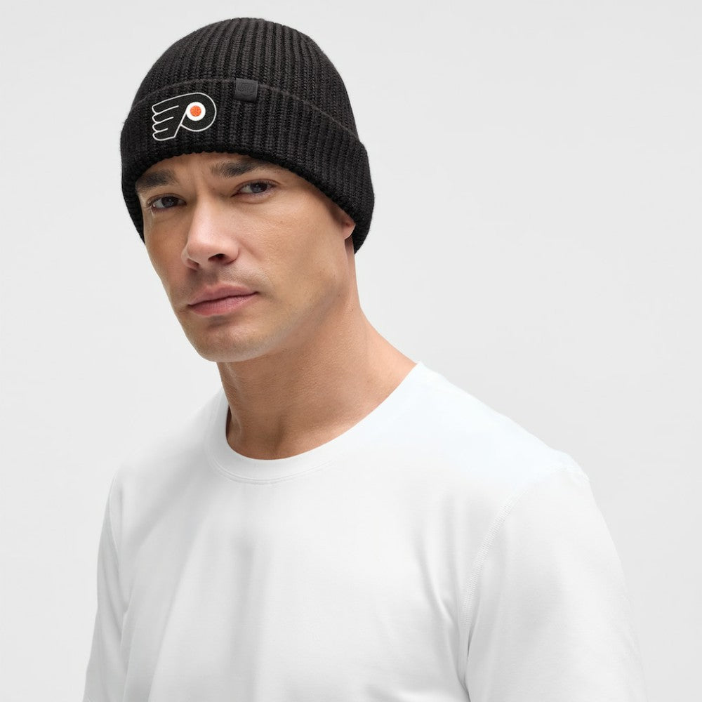 Philadelphia Flyers lululemon Unisex Close-Fit Wool-Blend Ribbed Beanie - Black - NHL 203169742