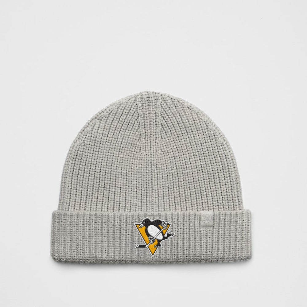 Pittsburgh Penguins lululemon Unisex Close-Fit Wool-Blend Ribbed Beanie - Heathered Gull Grey - NHL 203169747