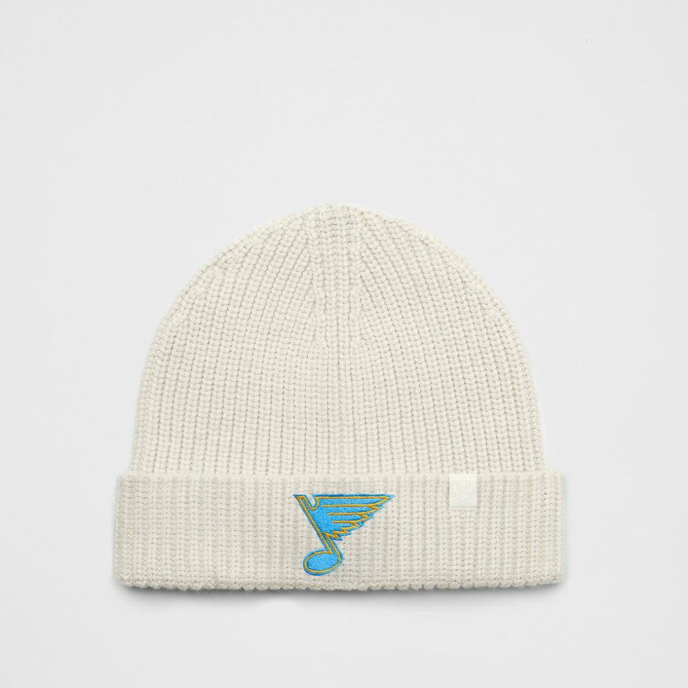 St. Louis Blues lululemon Unisex Close-Fit Wool-Blend Ribbed Beanie - Heathered Bone - NHL 203169752