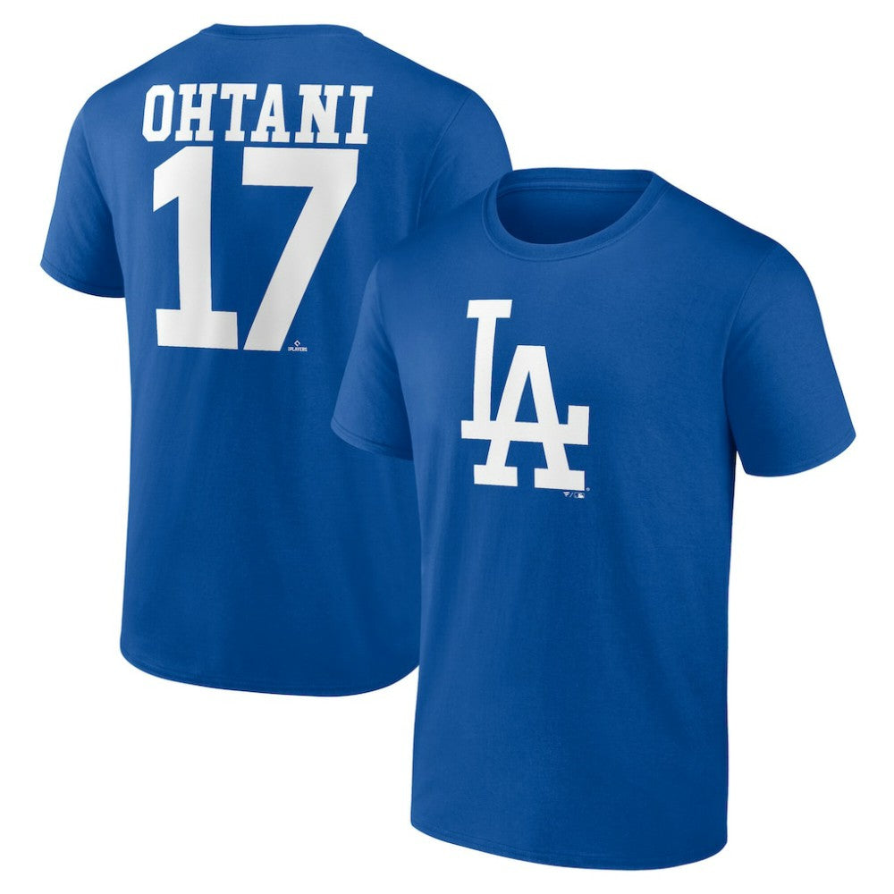 Shohei Ohtani Los Angeles Dodgers Player Name & Number T-Shirt - Royal - MLB Online