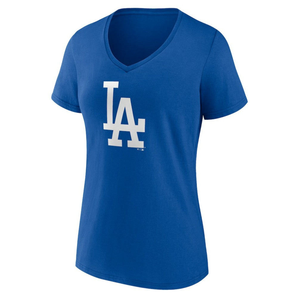 Shohei Ohtani Los Angeles Dodgers Women's Player Name & Number V-Neck T-Shirt - Royal - MLB on Sale