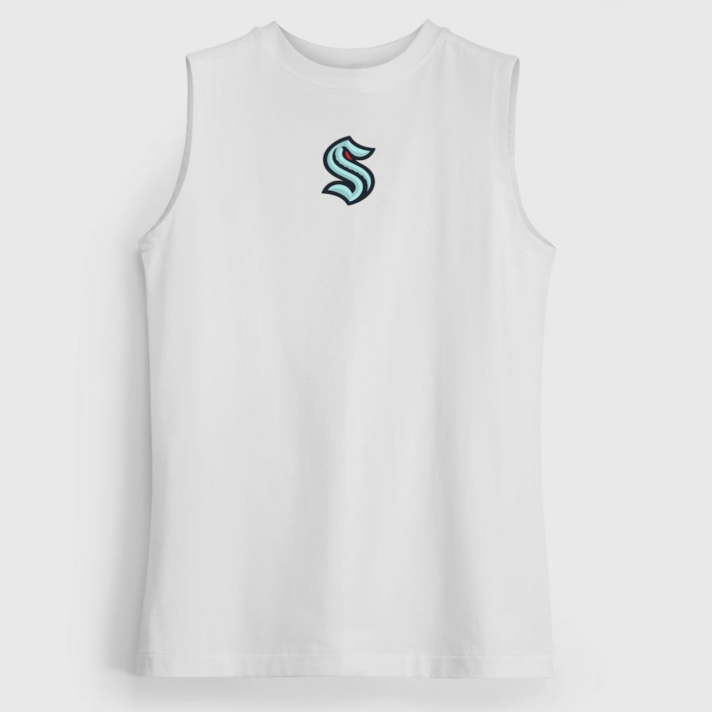 Seattle Kraken lululemon Women's All Yours Organic Cotton Tank Top - White - NHL 203169851