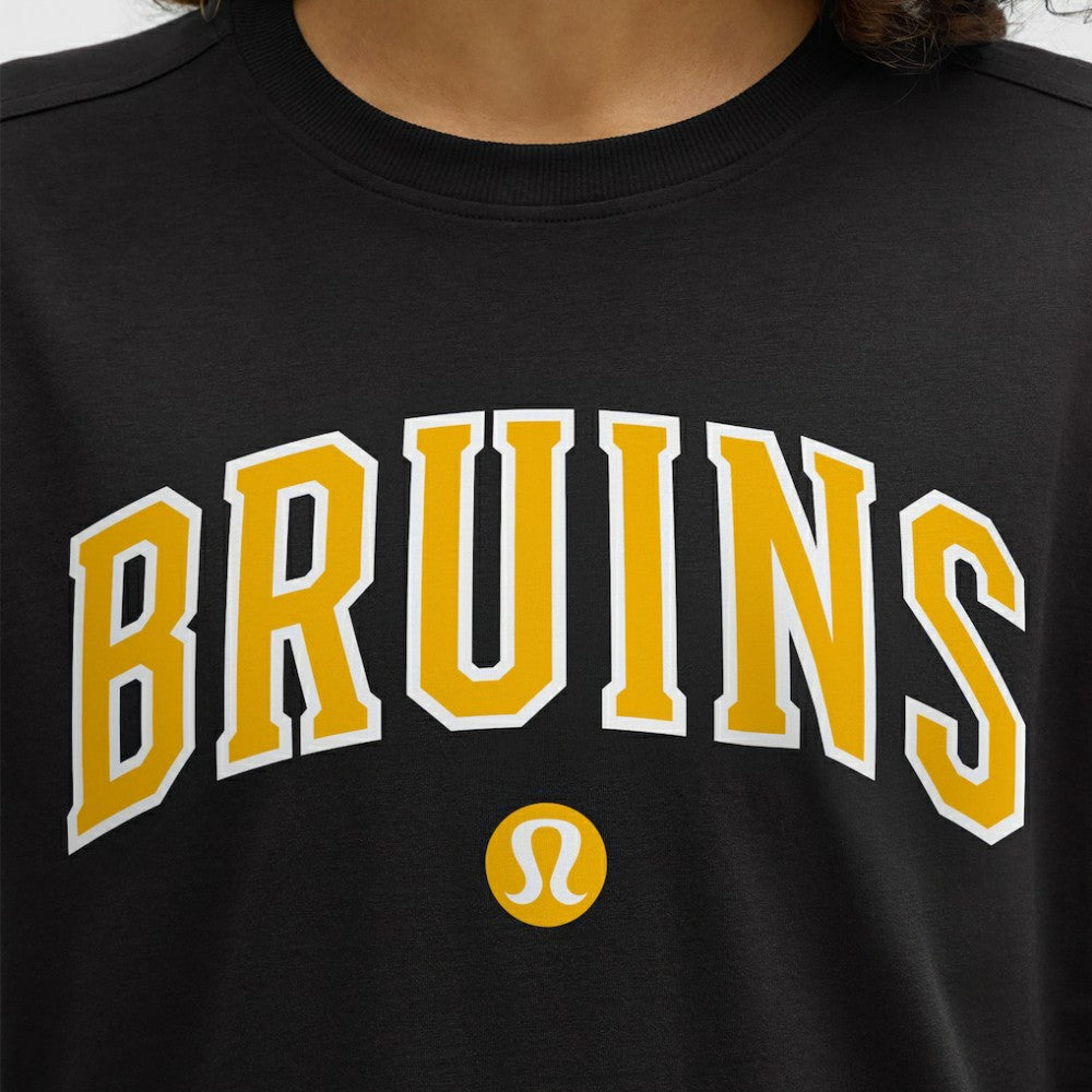 Boston Bruins lululemon Women's All Yours Organic Cotton T-Shirt - Black - NHL 203169853