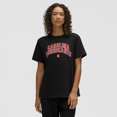 Carolina Hurricanes lululemon Women's All Yours Organic Cotton T-Shirt - Black - NHL 203169854