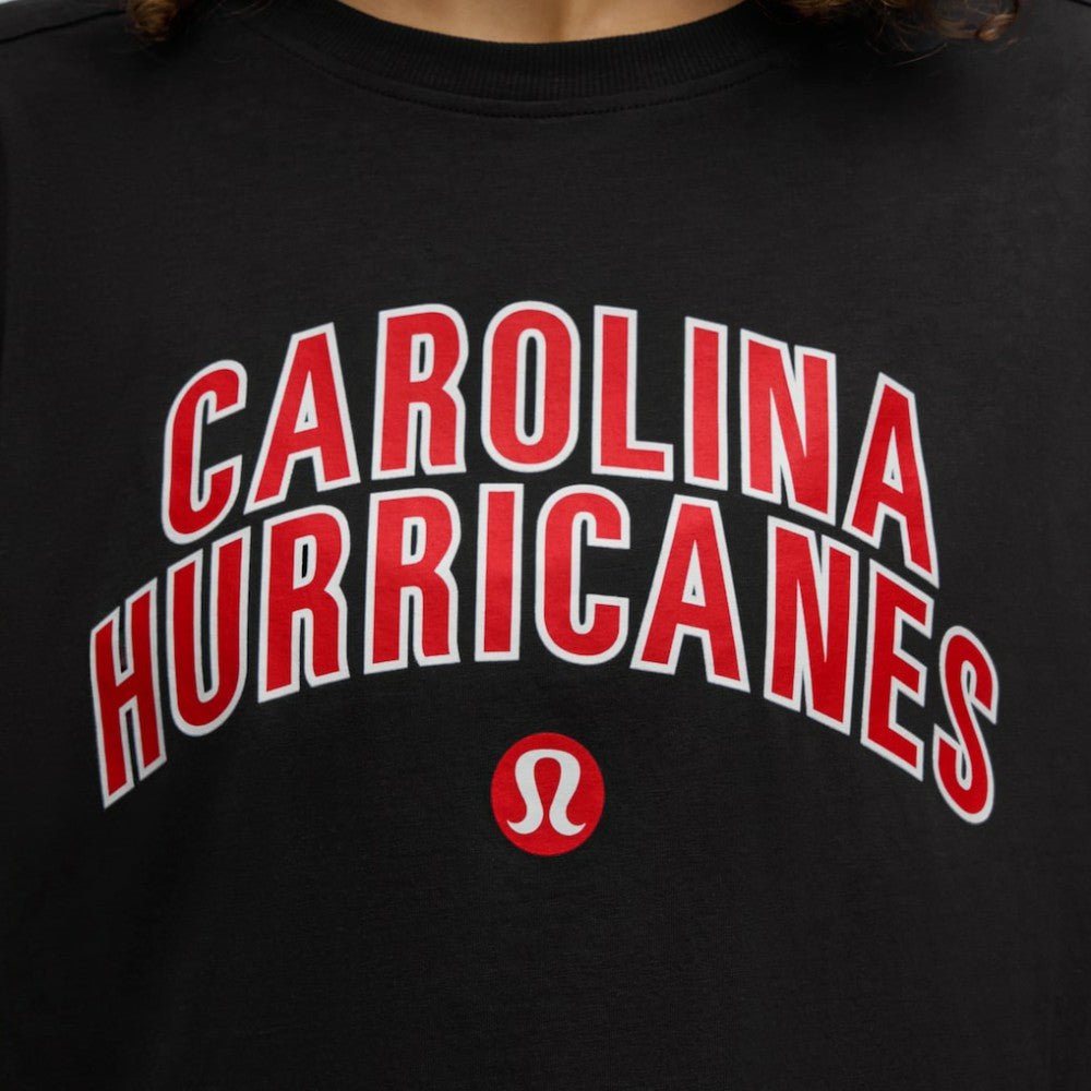 Carolina Hurricanes lululemon Women's All Yours Organic Cotton T-Shirt - Black - NHL 203169854