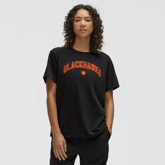 Chicago Blackhawks lululemon Women's All Yours Organic Cotton T-Shirt - Black - NHL 203169855