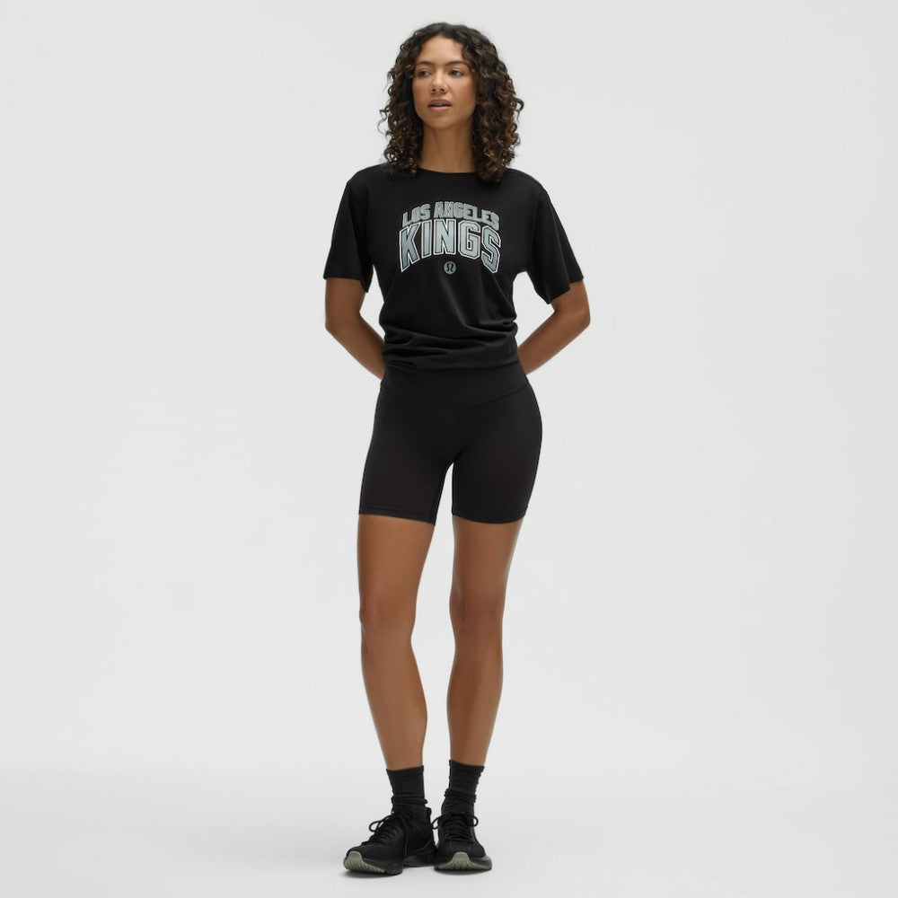 Los Angeles Kings lululemon Women's All Yours Organic Cotton T-Shirt - Black - NHL 203169857