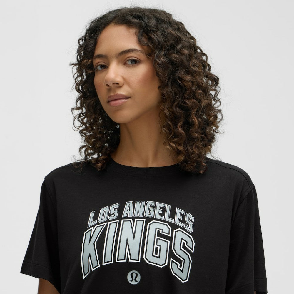 Los Angeles Kings lululemon Women's All Yours Organic Cotton T-Shirt - Black - NHL 203169857