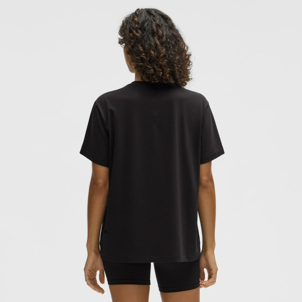 Minnesota Wild lululemon Women's All Yours Organic Cotton T-Shirt - Black - NHL 203169858