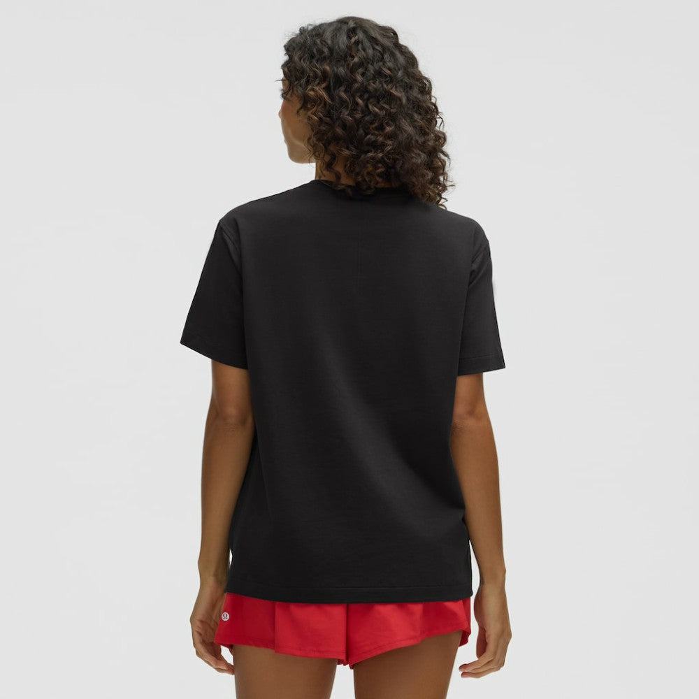 New Jersey Devils lululemon Women's All Yours Organic Cotton T-Shirt - Black - NHL 203169859