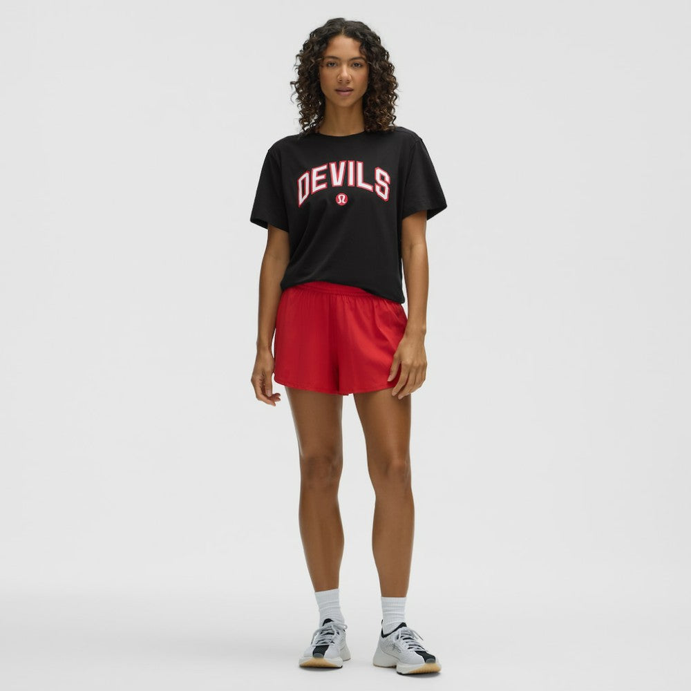New Jersey Devils lululemon Women's All Yours Organic Cotton T-Shirt - Black - NHL 203169859