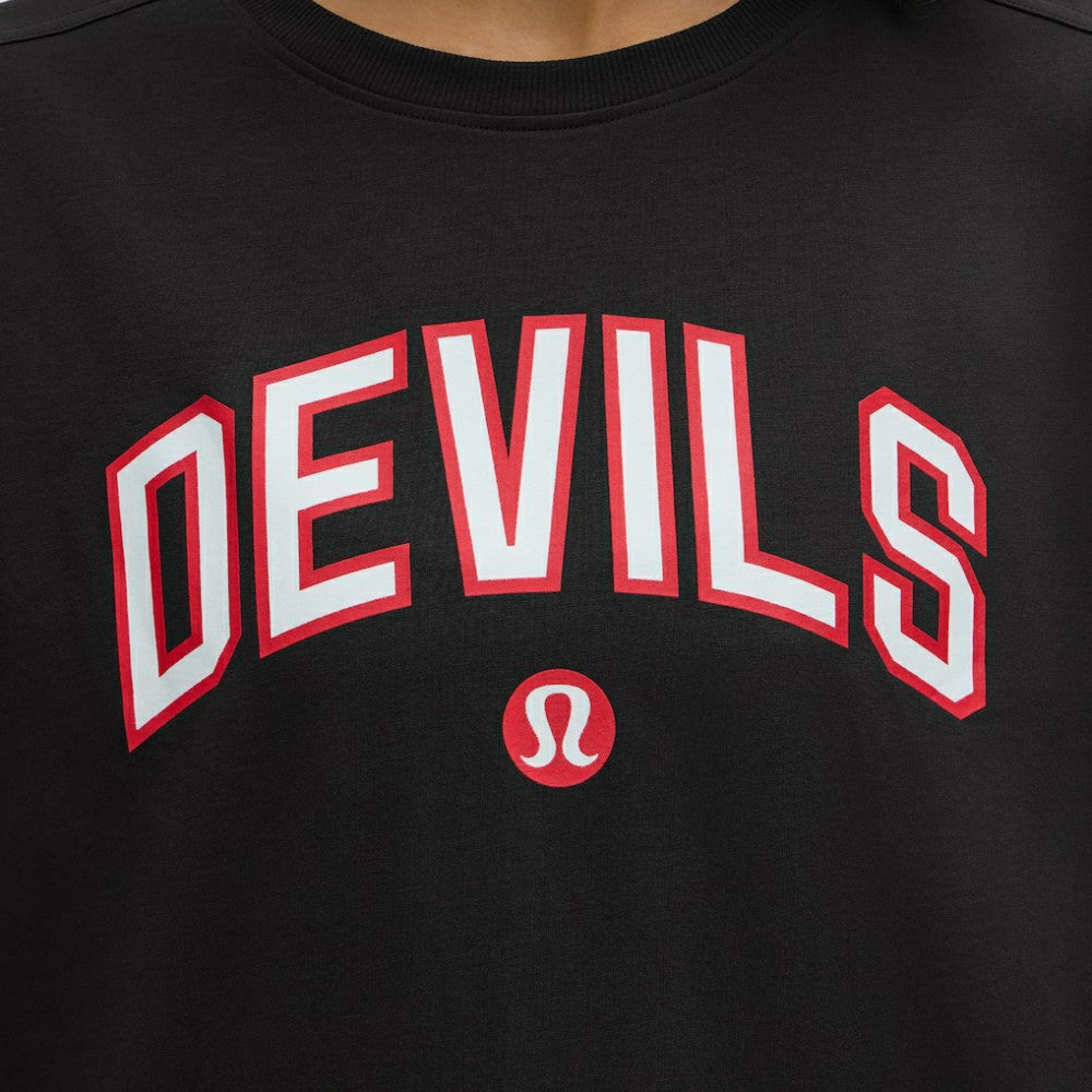 New Jersey Devils lululemon Women's All Yours Organic Cotton T-Shirt - Black - NHL 203169859