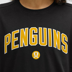Pittsburgh Penguins lululemon Women's All Yours Organic Cotton T-Shirt - Black - NHL 203169862