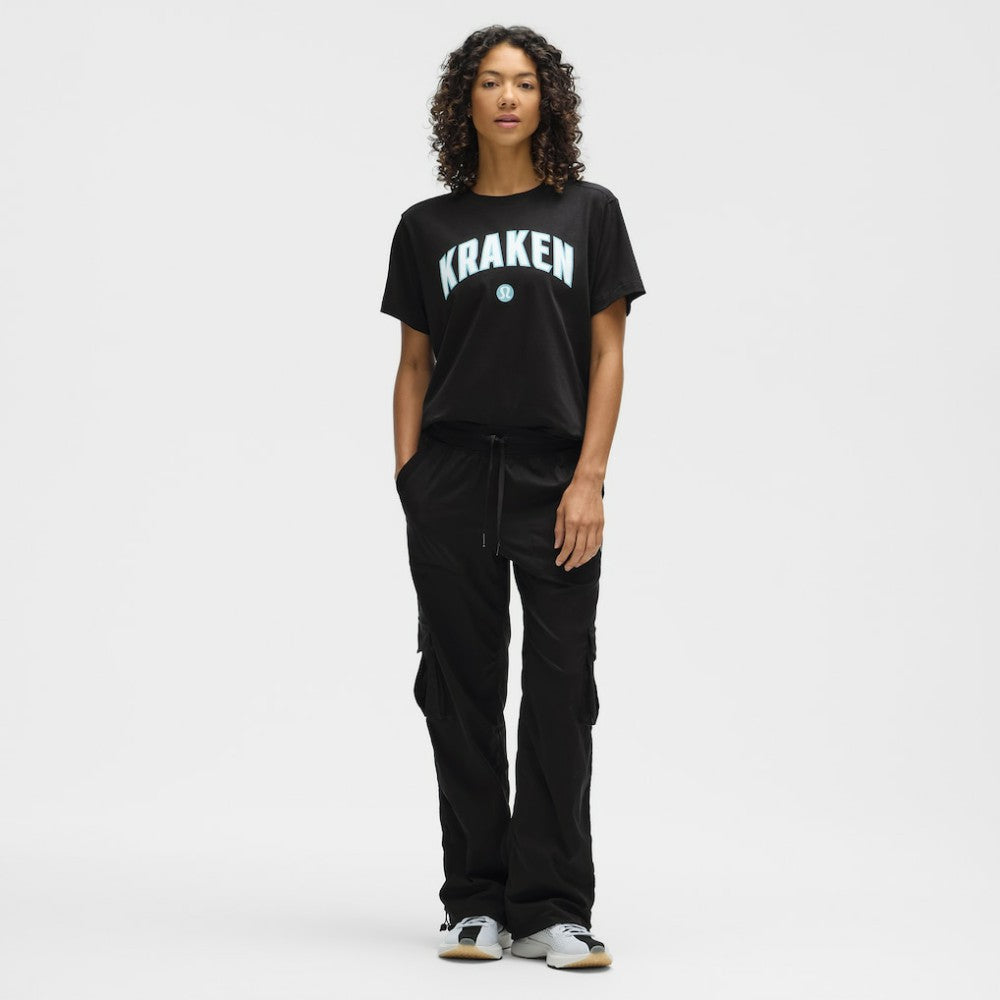 Seattle Kraken lululemon Women's All Yours Organic Cotton T-Shirt - Black - NHL 203169864