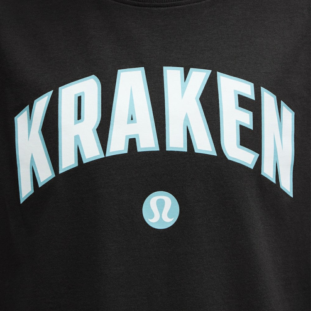 Seattle Kraken lululemon Women's All Yours Organic Cotton T-Shirt - Black - NHL 203169864