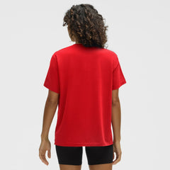 Washington Capitals lululemon Women's All Yours Organic Cotton T-Shirt - True Red - NHL 203169875