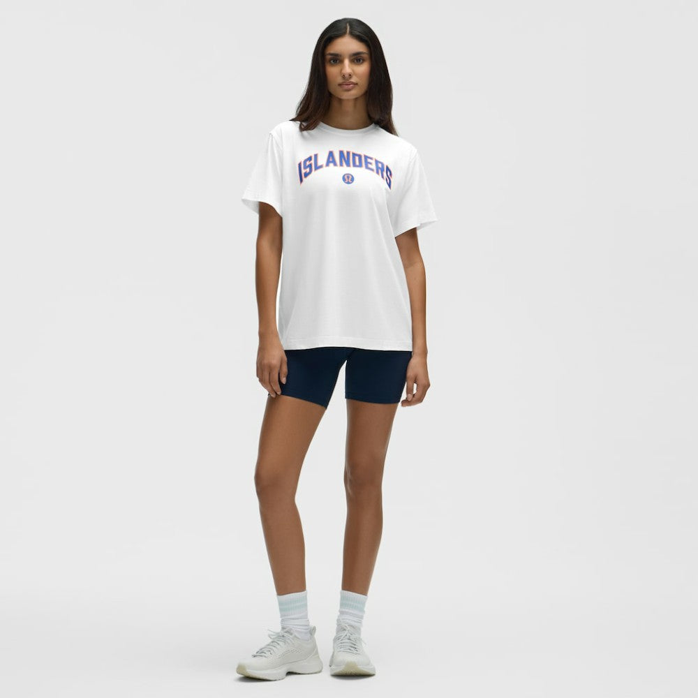 New York Islanders lululemon Women's All Yours Organic Cotton T-Shirt - White - NHL 203169884