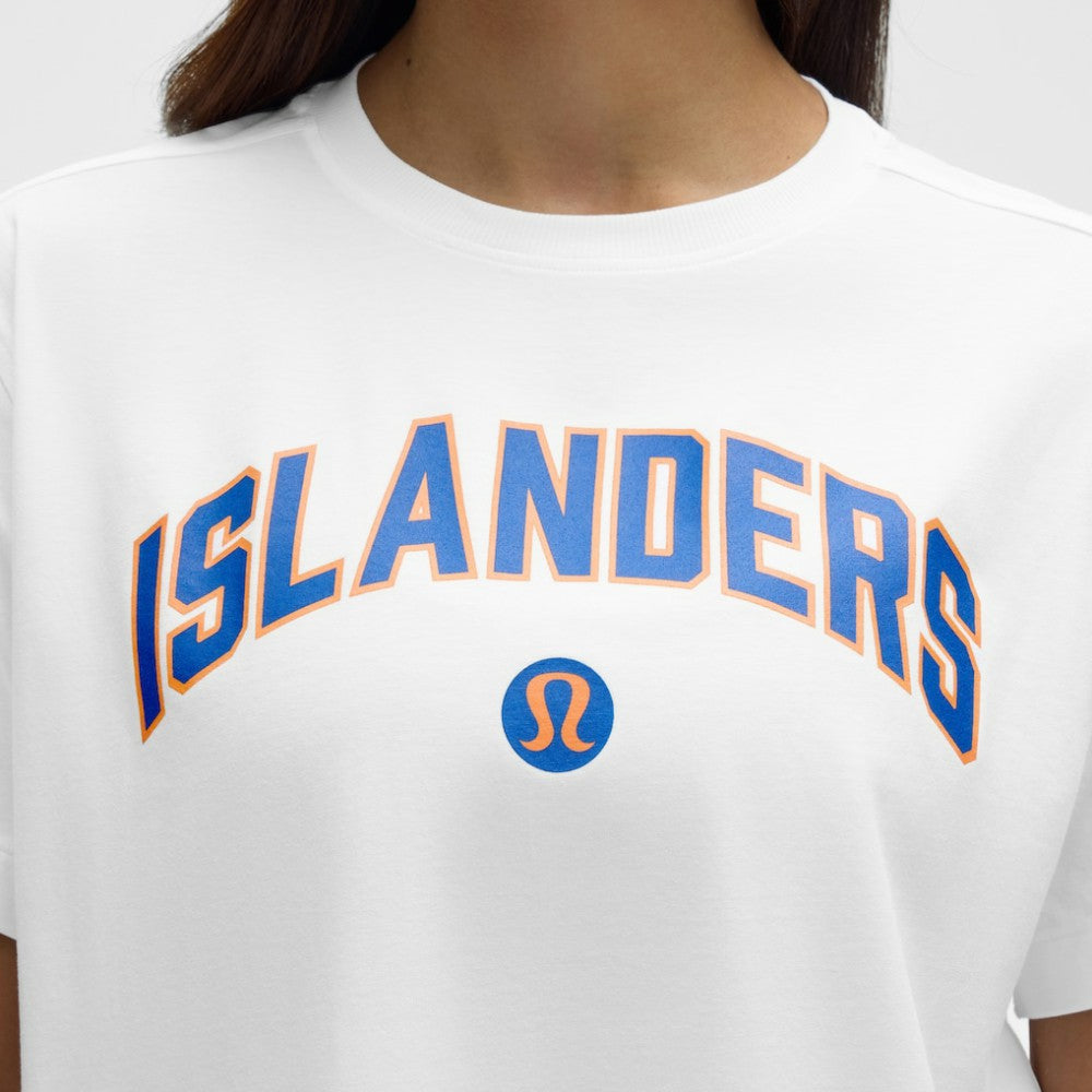 New York Islanders lululemon Women's All Yours Organic Cotton T-Shirt - White - NHL 203169884