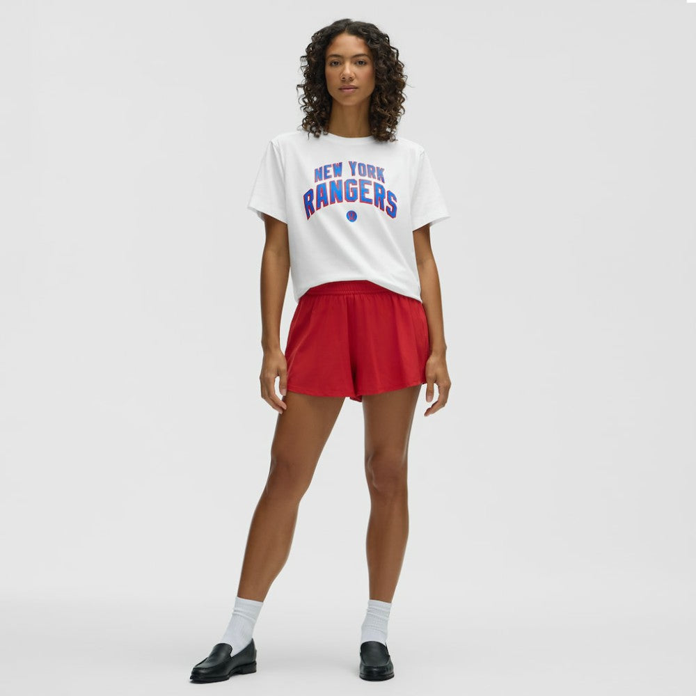 New York Rangers lululemon Women's All Yours Organic Cotton T-Shirt - White - NHL 203169885