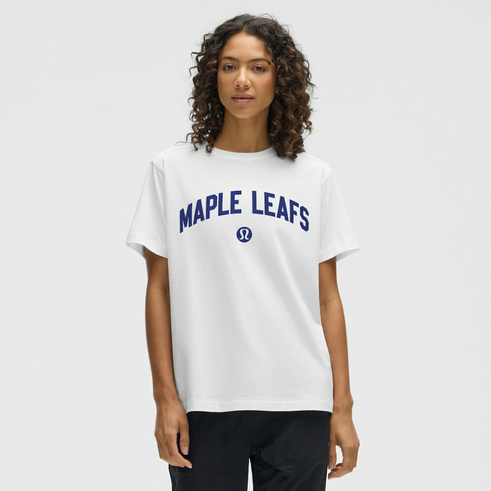 Toronto Maple Leafs lululemon Women's All Yours Organic Cotton T-Shirt - White - NHL 203169888