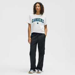 Vancouver Canucks lululemon Women's All Yours Organic Cotton T-Shirt - White - NHL 203169889